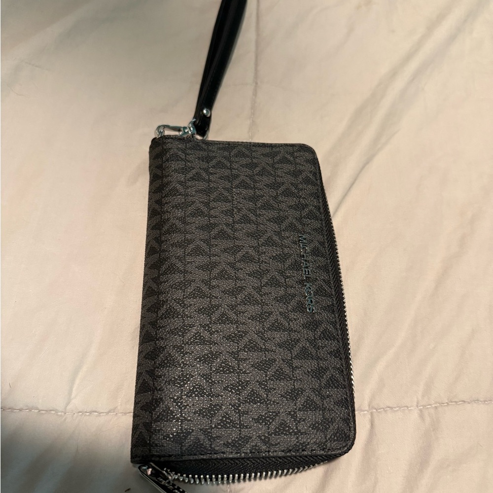 Michael Kors Gray Patterned Men's Wallet